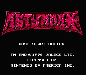 Astyanax (USA) (Beta) screen shot title